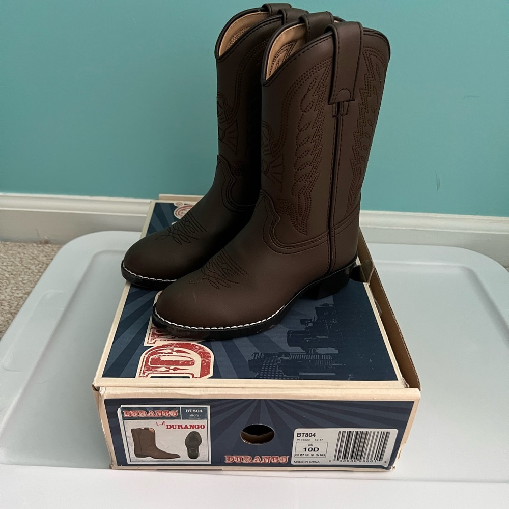 Little kids cowboy boots size 10D